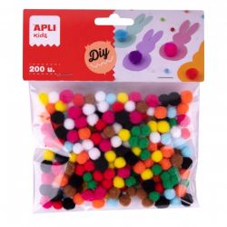 Sachet de 200 mini pompons...