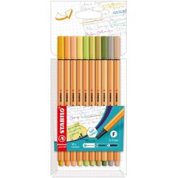 Etui de 10 stylos points 88...