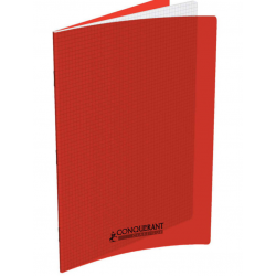 CAHIER PP ROUGE 24X32 96P...