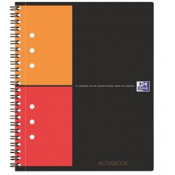 Cahier polypro à spirales