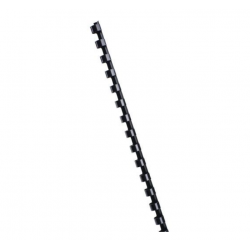 Peigne  8mm, 21 anneaux, Noir